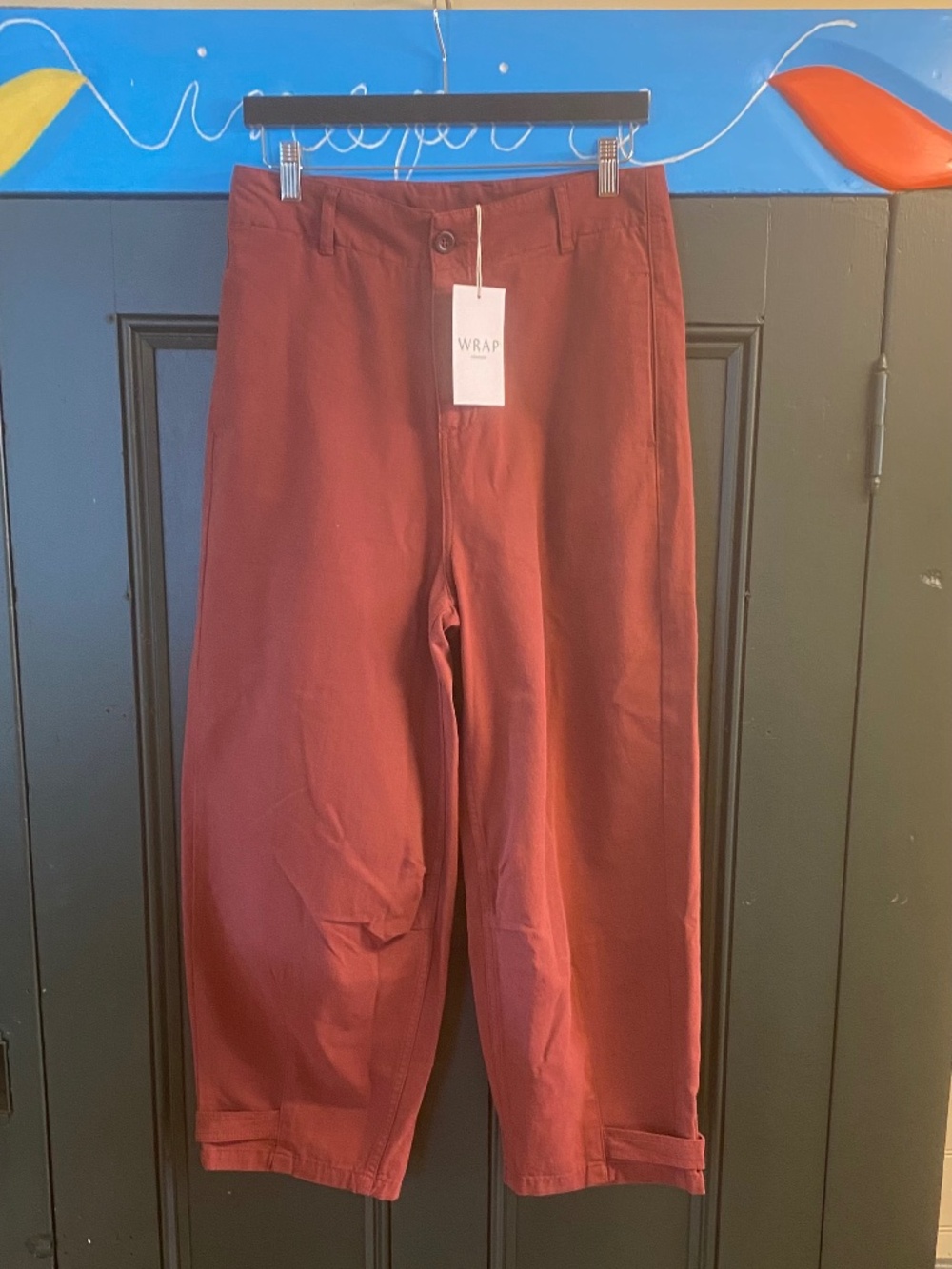 High Waisted Wrap London Pants Size 8